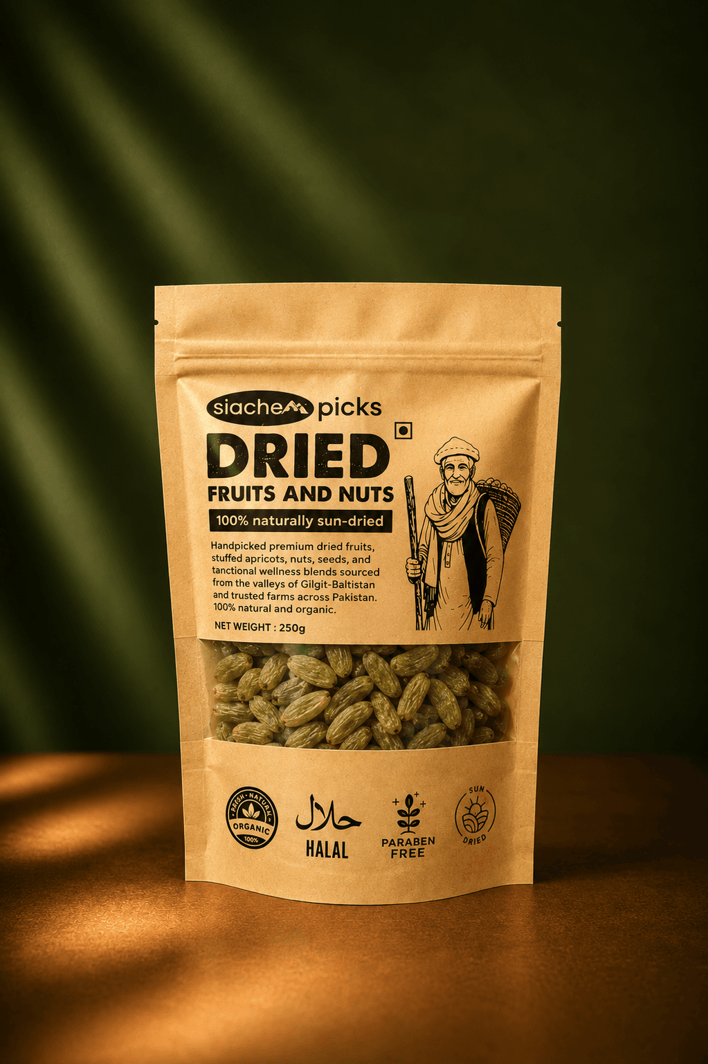 White Raisins — packshot